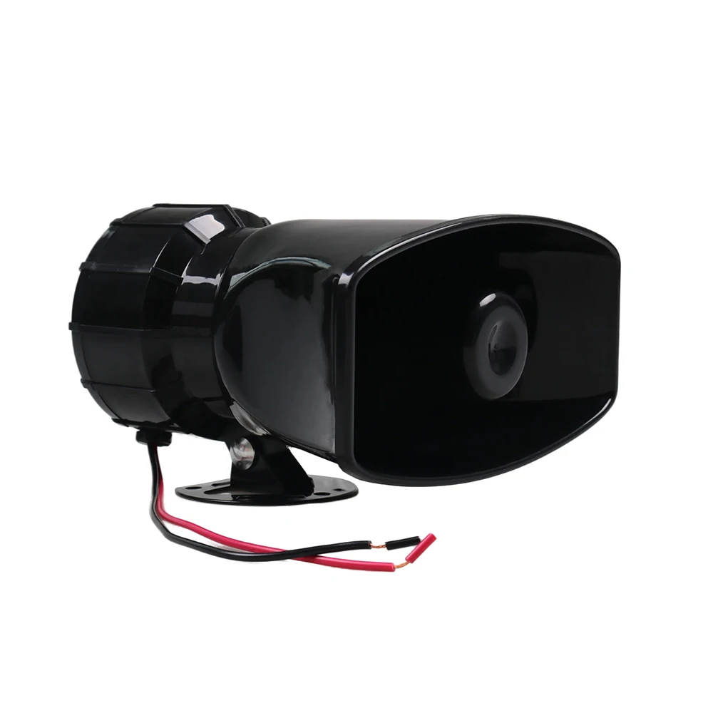 Loud Car Warning Alarm 12V 7 Tones Wireless Electronic Siren 130dB Police Fire Siren Horn