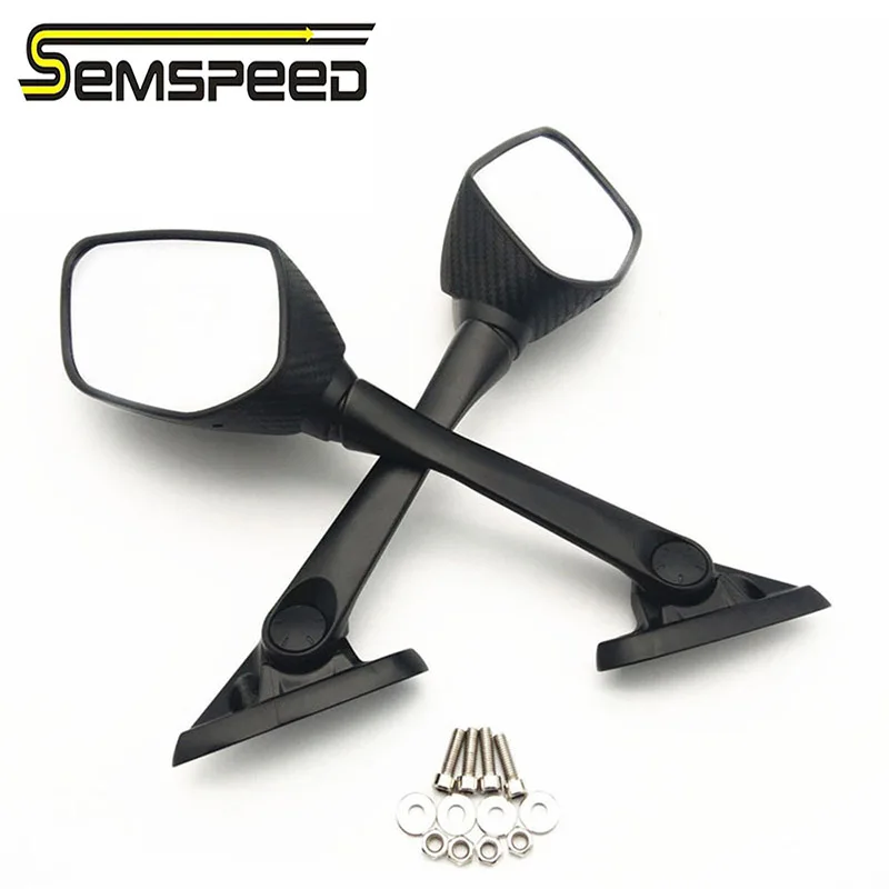 Motorcycle Motorbike Yzfr3 Yzfr25 Foldable Side Mirrors Blind Spot Rearview Mirrors Cover Cap