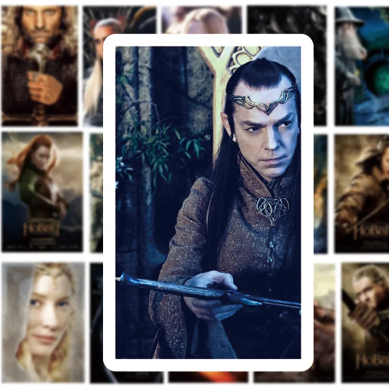 50 Pcs/lot Classic Movies Hobbit Stickers Set PVC Stickers Toys Decor for Car Laptop Pad Phone Trunk Guitar