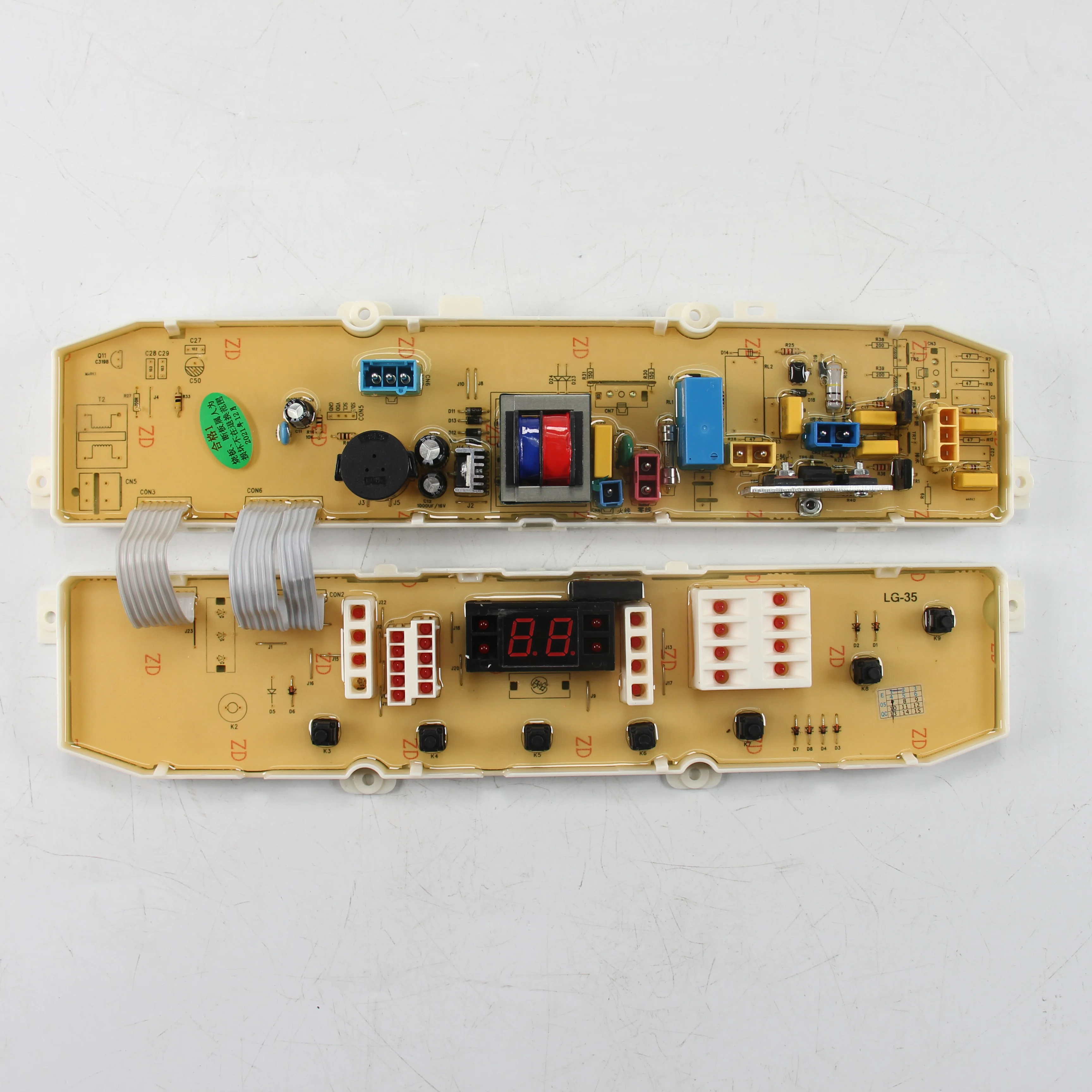 Washers Electronic Parts Hotel 7 Button With Display Washing Machine PCB Board for LG Washing