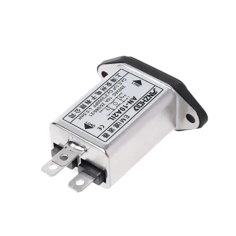 IEC320-C14 IEC фильтр штепсельная розетка панель крепление линия электропитания EMI фильтры и Прямая поставка