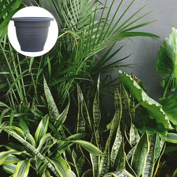 

3Pcs Flower Pots Durable Useful Plant Pot Planter Resin Flower Pot