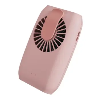

Usb Fan 2-in-1 Mini Electric Fan Portacle Mobile Power Hanging Waist Neck Lazy