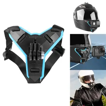 

Motorcycle Helmet Chin Mount Holder for Gopro Hero 5/6/7 Action Sports Cam Action Sports Camera Full Face Holder Accessory