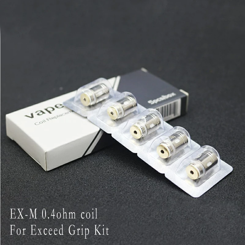 

15PCS Newest Replacement Coil EX-M Coil Head 0.4ohm Mesh Coil For Exceed Grip Kit E-Cigarette Vape