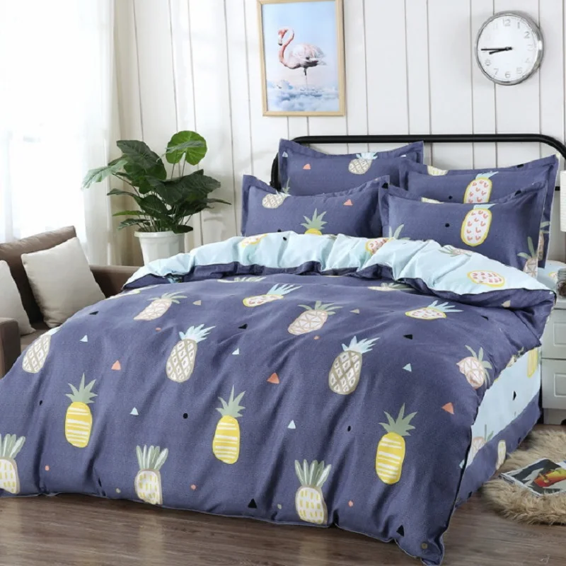 NTMY 09 Ultratex Home Textile Printed Multi Color Multi Sizes Comfortable Thicked Brushed Suede Bedding Sets Duvet Cover Bed Sh