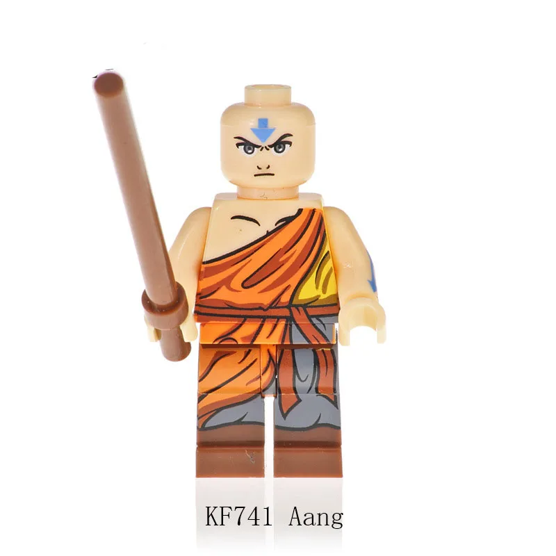 Одиночная продажа строительных блоков Кирпичи Aang Катара TophBeifong Prince Zuko Sokka модели