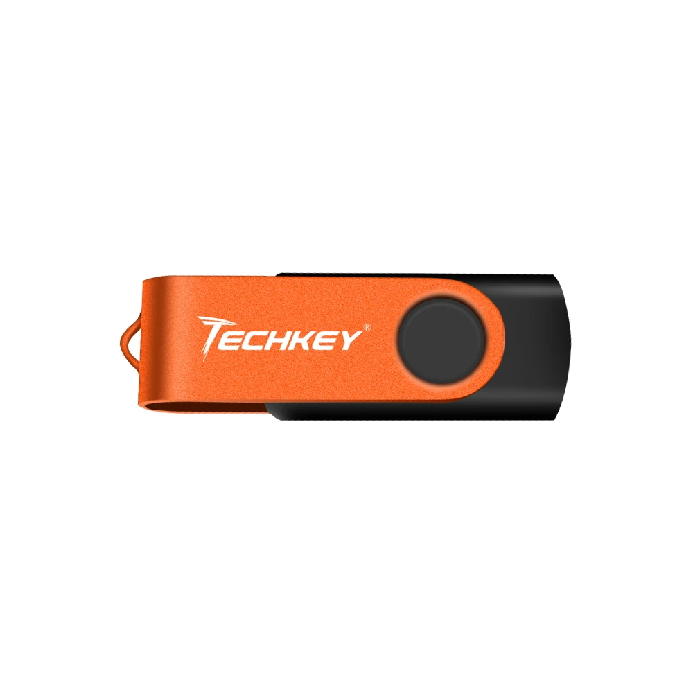 TECHKEY USB флеш-накопитель смартфон 4 ГБ 8 ГБ 16 ГБ 32 ГБ флеш-накопитель memoria Cel stick - Цвет: Orange