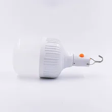 Стильный светодиодный фонарь с зарядкой, лампочка для ночного рынка, уличные фонари для кемпинга, перезаряжаемая аварийная лампа с USB