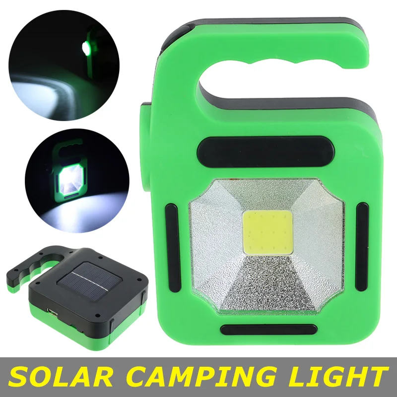 

Рабочий фонарь, прожектор, переносной светодиодный фонарь на солнечной батарее для кемпинга и осмотра, аварийный ночник с USB-зарядкой, фонарик для дома