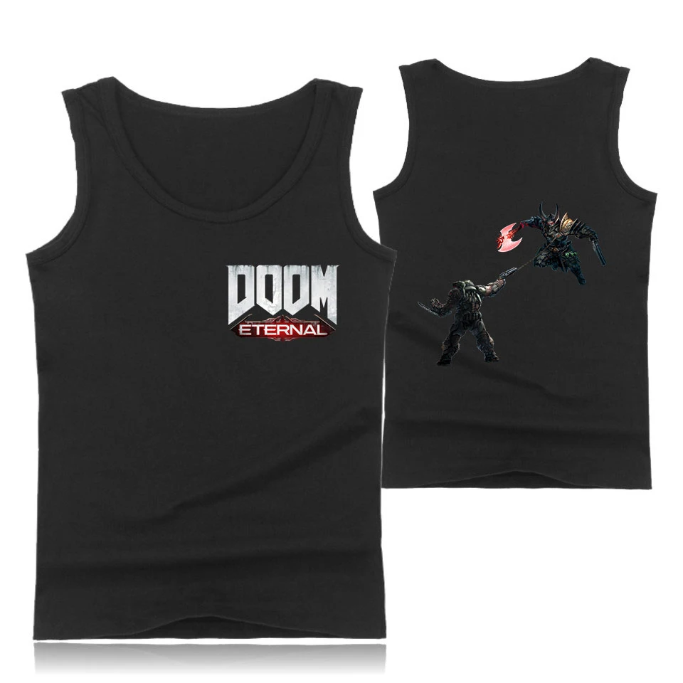 Doom вечный жилет Топ мужской летний жилет без рукавов модный 2D модный тренд Повседневная одежда жилет
