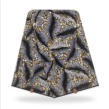 

African prints fabrics 100%cotton wax Nigerian style veritable attractive wax Ankara fabrics 6yards/pcs F210-1