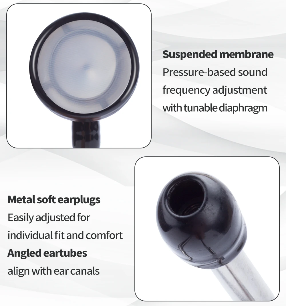 Медицинский стетоскоп, медицинский стетоскоп, профессиональный стетоскоп с одной головкой, устройство медицинского оборудования