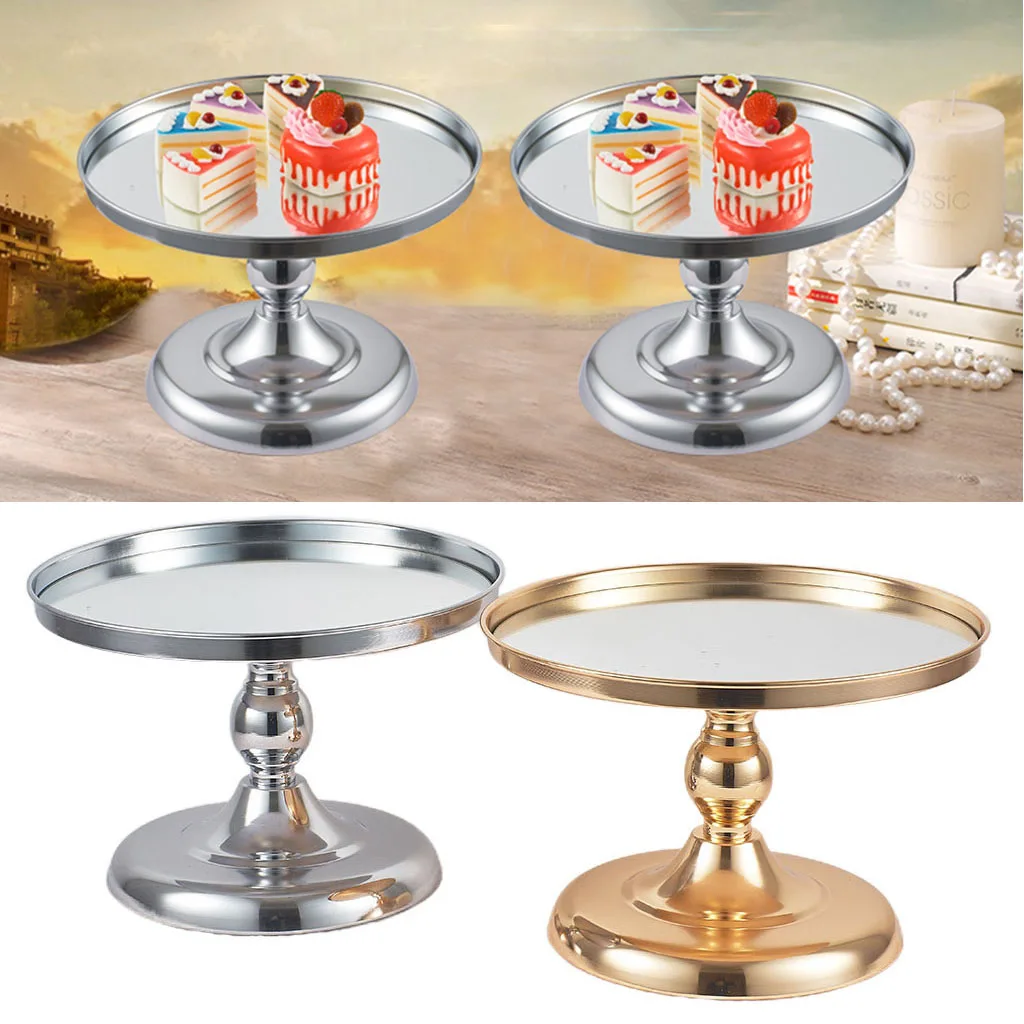 Round Cake Stand Wedding Dessert Cupcake Party Foods Snacks Display Holder - 8 Inches