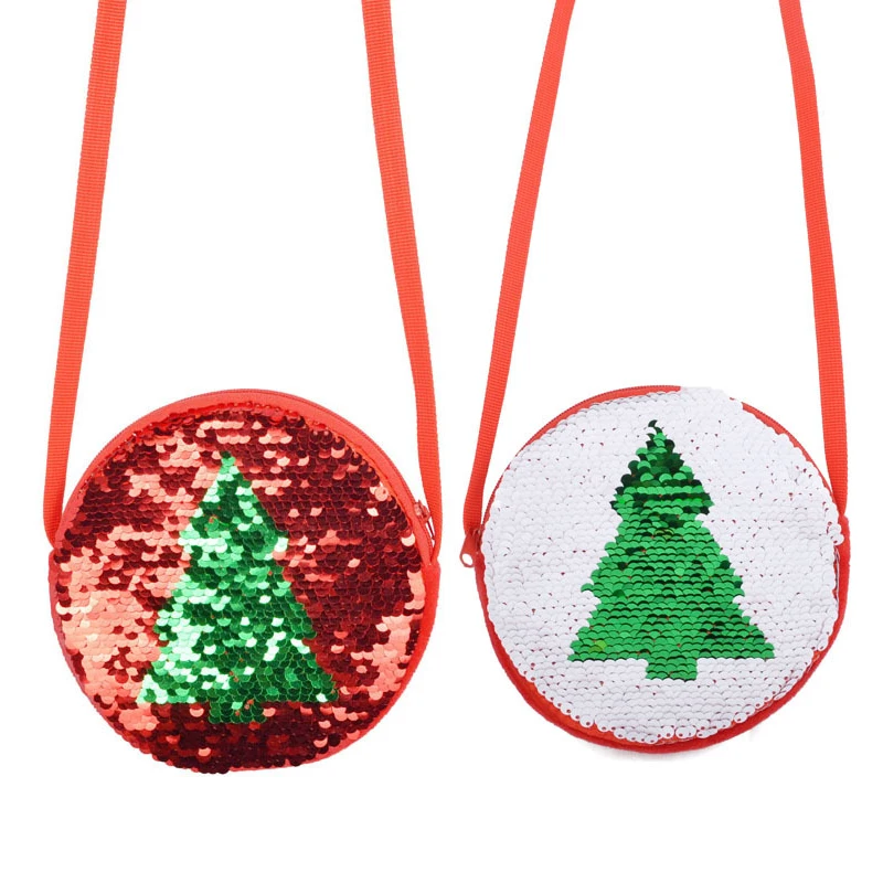 

Cute Baby Mini Round Coin Bag Sequins Crossbody Bags Little Girl Small Zero Wallet Pouch Toddler Money Change Purse Gift