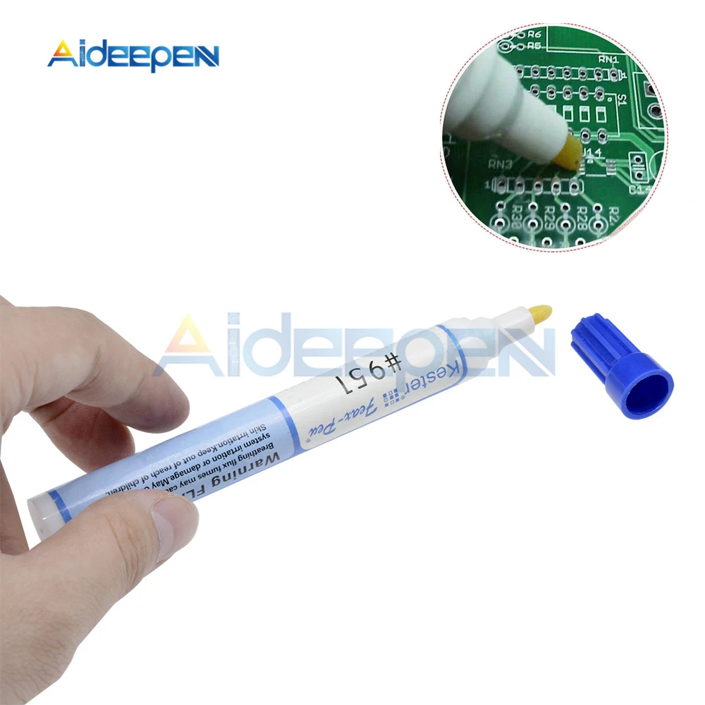 951 паяльная флюсовая ручка с низким содержанием твердых веществ Kester, бесщеточная сварочная ручка для солнечных батарей и Fpc/pcb, емкость 10 мл