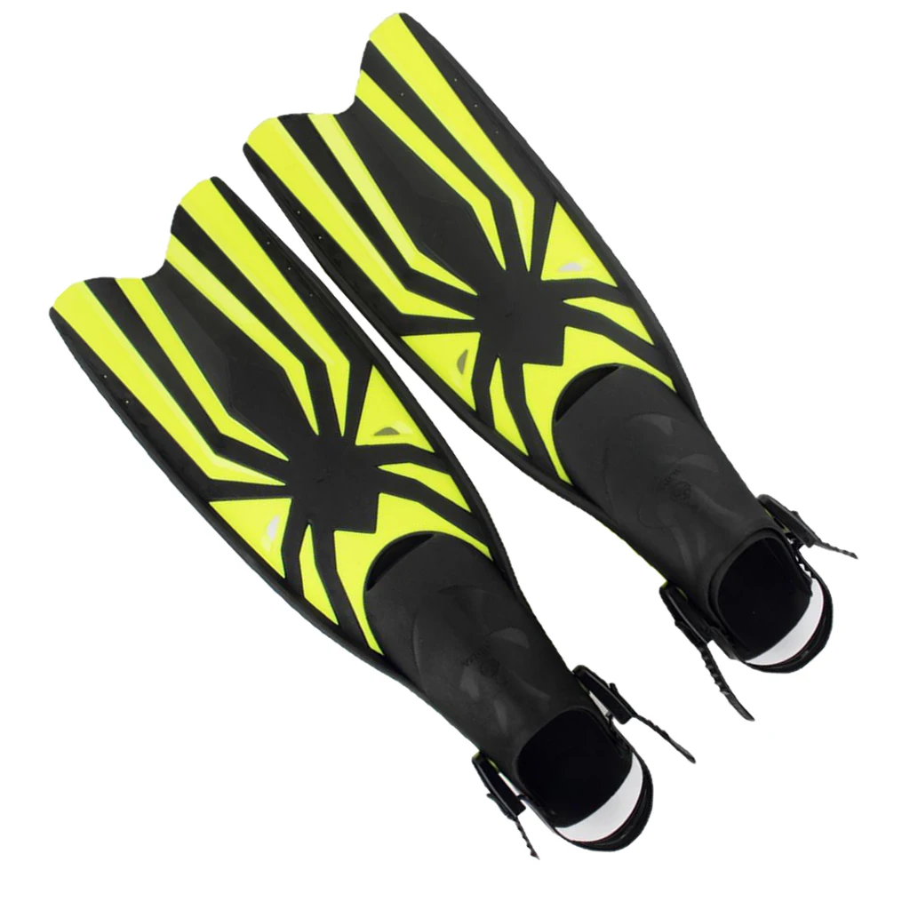 Adults Adjustable Swimming Fins Swim Flippers Scuba Remote Shoes Soft Foot Pocket Swimming Equipment Pool Accessories
