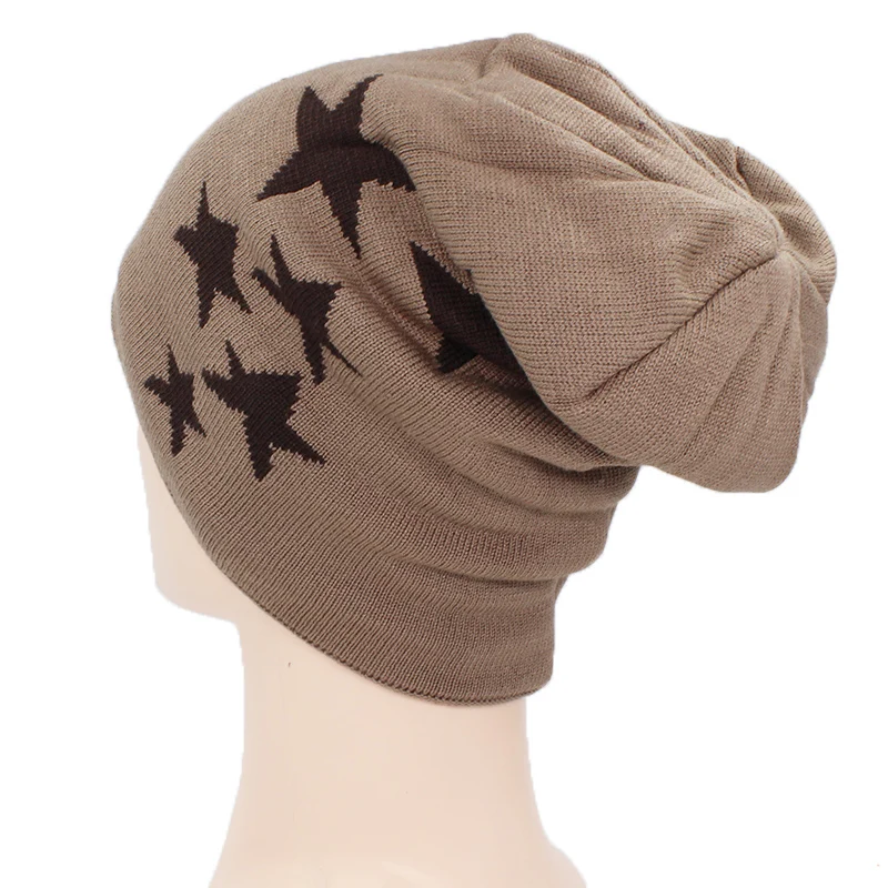 ALTOBEFUN Skullies Beanie, Мужская зимняя шапка, шапки из искусственного меха, теплая мешковатая вязаная шапка, взрослые шапочки, вязаная Толстая шапка для женщин BHT150