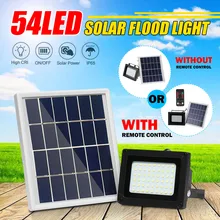 10 Вт 54LED прожектор на солнечных батареях прожектор с датчиком IP65 уличная лампа с гидроизоляцией безопасности двор сад настенные лампы на солнечной батарее ночного освещения