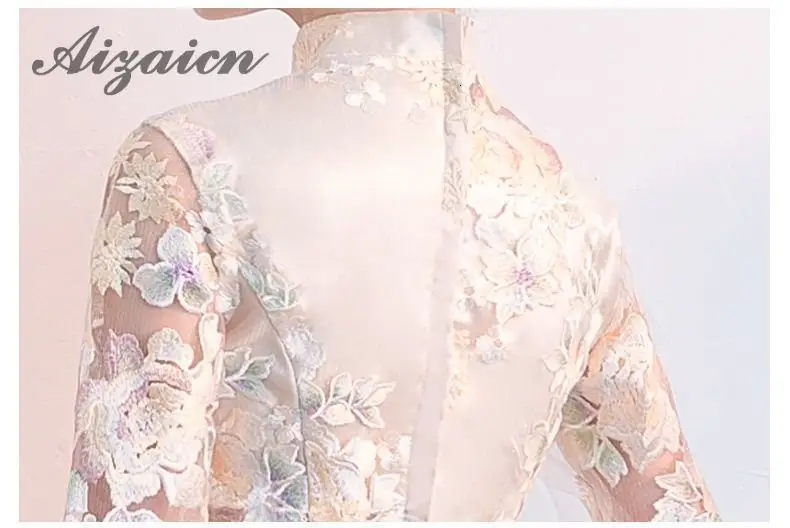 Cheongsam Мини Летняя мода кружева Половина рукава платья для вечеринок современные китайские свадебные Qipao платье Сексуальное Тонкое короткое Qi Pao