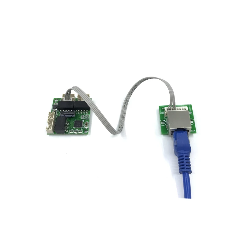 Неуправляемый 5 портов 10/100 м промышленный Ethernet коммутатор модуль PCBA плата OEM Авто-зондирование порты материнская плата Ethernet - Цвет: 4-Transfer module
