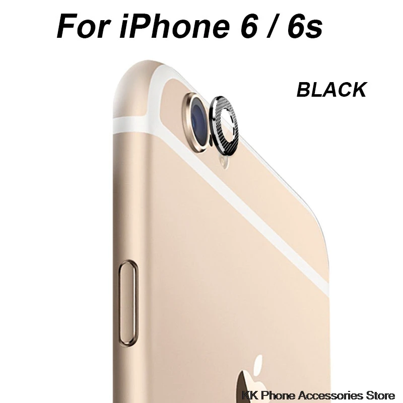 For iPhone 6 6s Для iPhone X XS Max XR 7 8 Защита объектива камеры алюминиевый кольцевой чехол для iPhone 6 6s 7 8 Plus Защитная крышка для камеры мобильного объектива - Цвет: For iPhone 6 6s