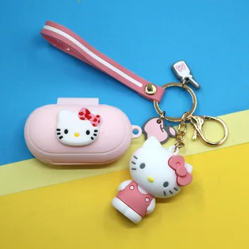 

Cartoon Earphone Case For Samsung Galaxy Buds With Keyring Shockproof Bluetooth Ultra Thin Earphone Cover For Galaxy Buds+