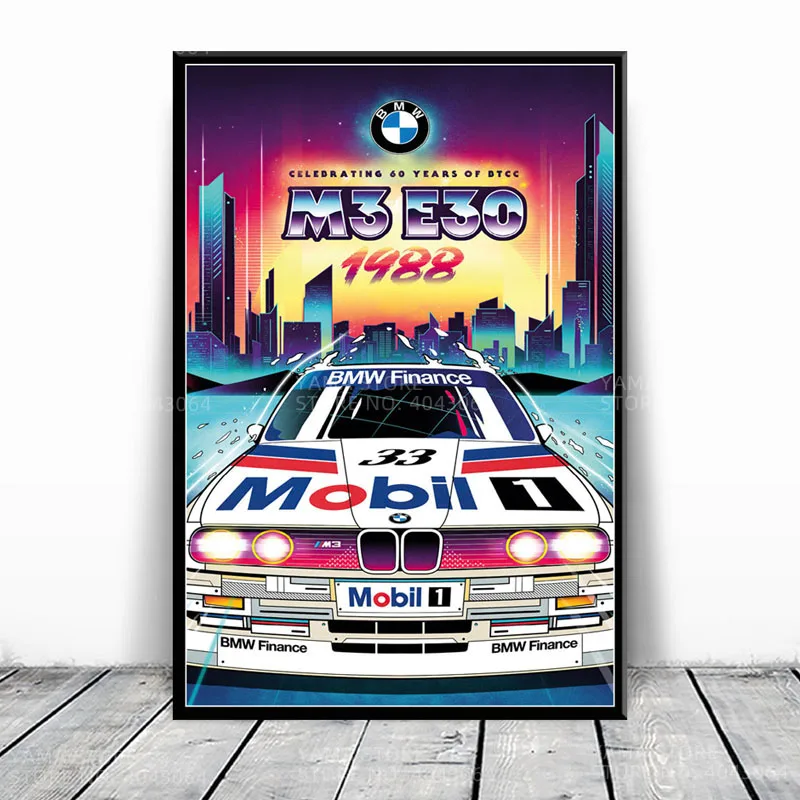 J400 BMW M3 E30 M Супер гоночный автомобиль с мощным двигателем классический винтажный