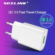 VOXLINK USB зарядное устройство 3,0 18 Вт быстрое зарядное устройство для телефона для iPhone X xs 8 7 iPad samsung Galaxy s8 s9 s10 Galaxy htc Xiaomi huawei Nexus