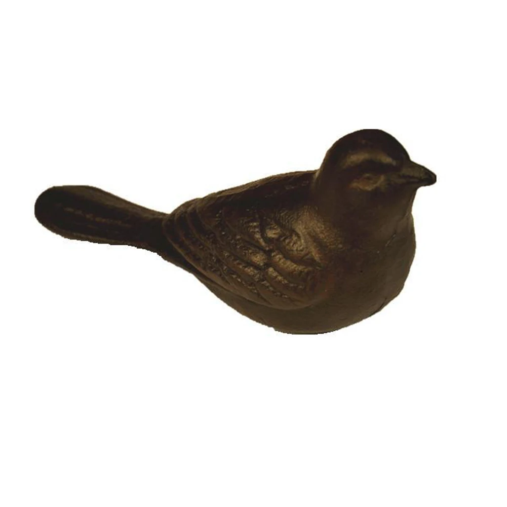 Rural Home Door Stop Vintage Wedge Holder Guard Bird Shaped Decorative Crafts Furnishings Ornaments Wall Protection Cast Iron