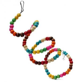 

Pet Parrot Toy Bouncing Cage Bird Hanging Spiral Ladder Cockatoo Parakeet Toys 100cm