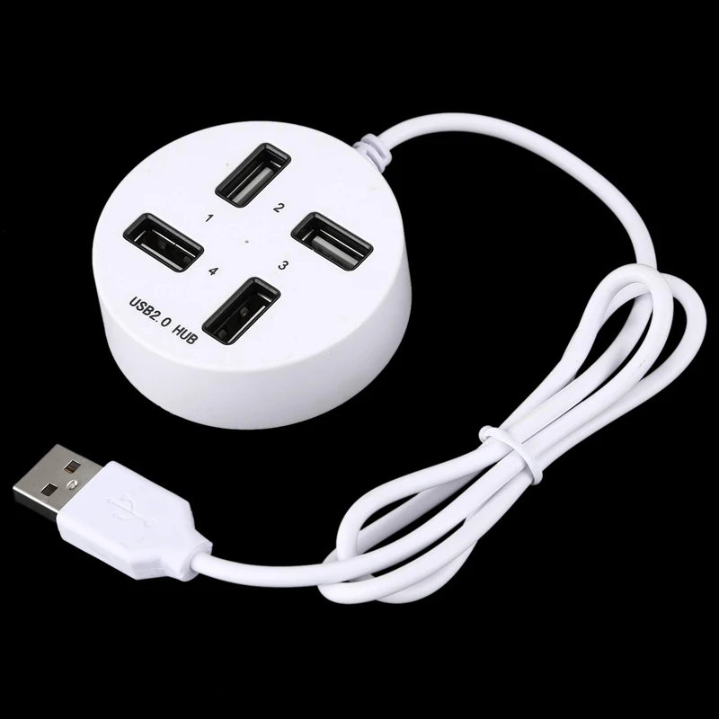 Горячая 3C-Usb2.0 концентратор один для четырех usb-портов круглый usb-хаб разветвитель