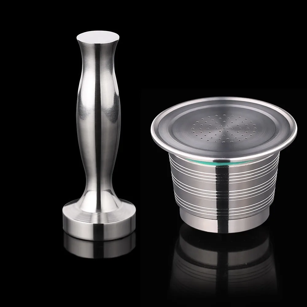 3 капсулы 1 Темпер Nespresso многоразовые кофейные из нержавеющей стали темперы для