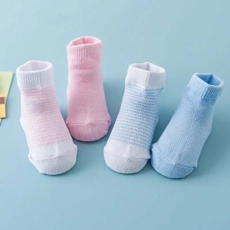 4 пар/уп. модные детские перчатки, Комплект носков, унисекс, для новорожденных, защита лица, противоскользящие теплые перчатки E65D