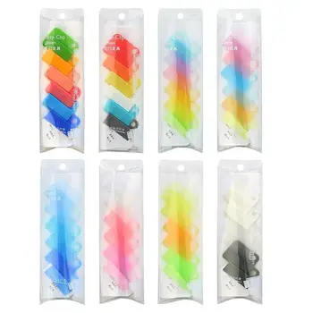 

1set Classification Folders Colourful Decorative Writing Photo Paper Clips Office Accessories School Stationery For Students