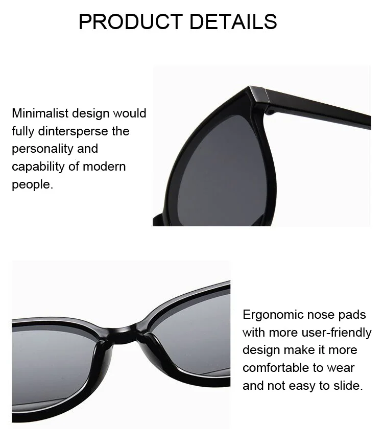 Nouveau rétro Sexy miroir lunettes de soleil femme marque concepteur Vintage oeil de chat noir lunettes de soleil femme dames UV400 Oculos_voghion.com