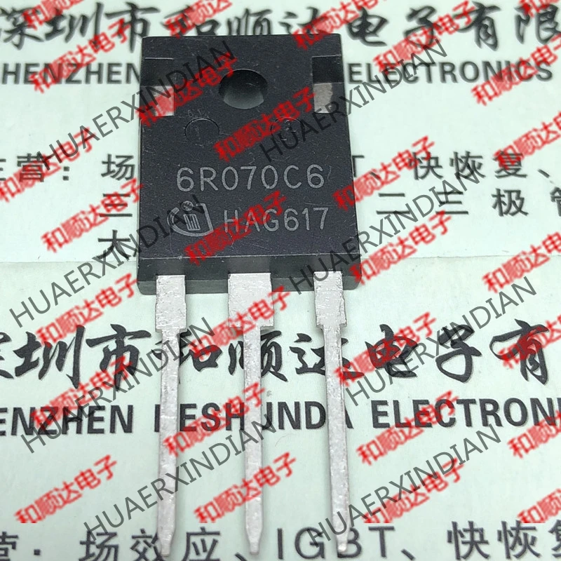 5 шт., новые оригинальные кнопки IPW60R070C6 6R070C6-247 600V 53A