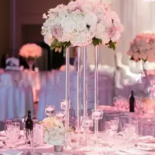 

2PCS Acrylic Flower Stand Wedding Centerpieces Tabletop Decor Display Rack