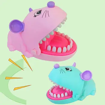 

Funny Mouse Big Mouth Bite Finger Game Trick Prank Prop Kids Interactive Toy Early Learning toys funny Classic Toys gift for kid