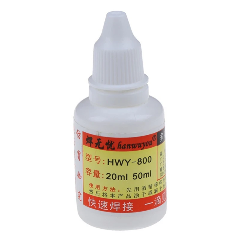 

20ml Stainless Steel Flux Soldering Stainless Steel Liquid Solders Water Durable Liquid Solders