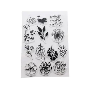 

Dragonfly Rose Silicone Clear Seal Stamp DIY Scrapbooking Embossing Photo Album