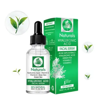 

Hyaluronic Acid Vitamin C Serum Acne Treatment Plants Serum Moisturizing Whitening Face Serum Skin Care 30ml