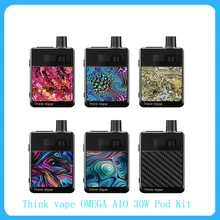 Новое поступление Think vape OMEGA AIO 30 Вт Pod Kit 1200 мАч встроенный аккумулятор с емкостью 3 мл pod Vape Kit
