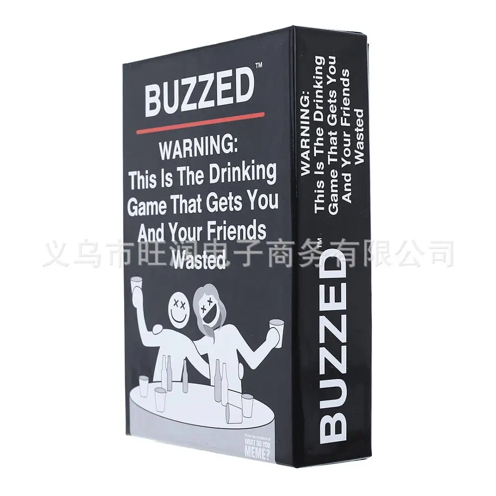 

BUZZED Cards Board Games Drunk Cards English Edition Adult Party Games