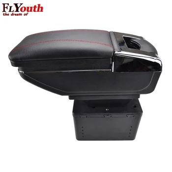 

For Nissan Kicks 2017 2018 Car Armrest Box Central Content Storage Box Cup Holder Ashtray Interior Decoration Car-Styling
