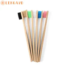 Новая стильная зубная щетка бамбук уход за полостью рта Зубы эко мягкие средние кисти красивые личные здоровые чистящие инструменты Защита зубов