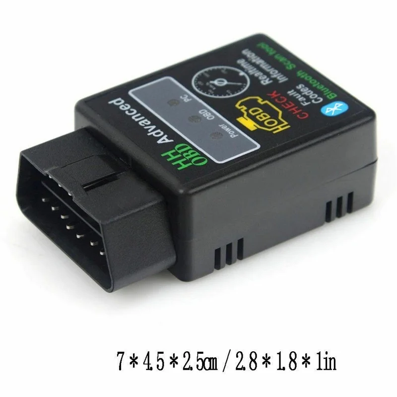 V1.5 HHOBD Мини Bluetooth elm327 OBDII OBD2 детектор неисправностей автомобиля Obd2 elm327 V2.1 Bluetooth Автомобильный сканер Android