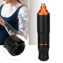 Электрическая Татуировка роторная ручка Гибридный Перманентный макияж тату машина мощный тихий мощный мотор Питания RCA Интерфейс татуировки