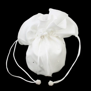 

Ivory Dolly Bag Handbag for Wedding Bridal Flower Girl Party Ball Evening Prom