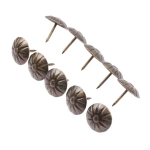 Image for 20Pcs/set Antique Bronze Upholstery Nails Iron Flo 